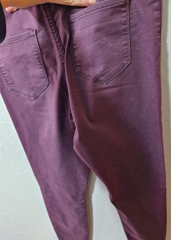 penti fermuarlı mor pantalon - Görsel 2