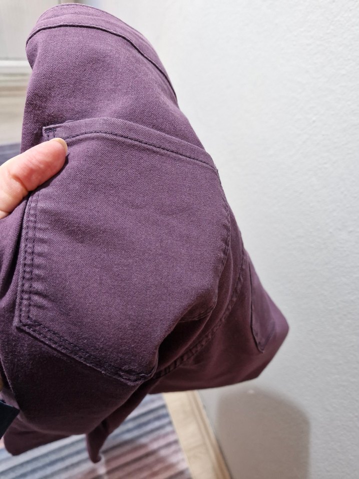 penti fermuarlı mor pantalon - Görsel 3