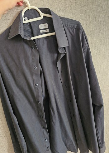 Beymen Business Gri Regular Fit Erkek Gömlek - Görsel 2