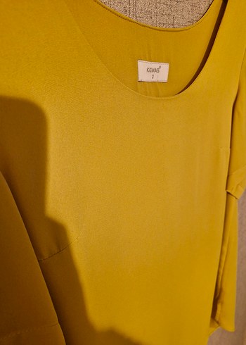 Kısa Kollu Salaş Bluz Kemas Marka - Görsel 2