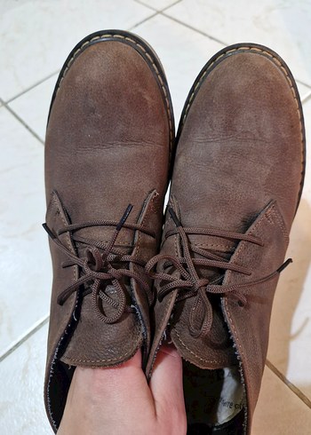 Kahverengi Süet Kadın Botu 38 numara - Görsel 3