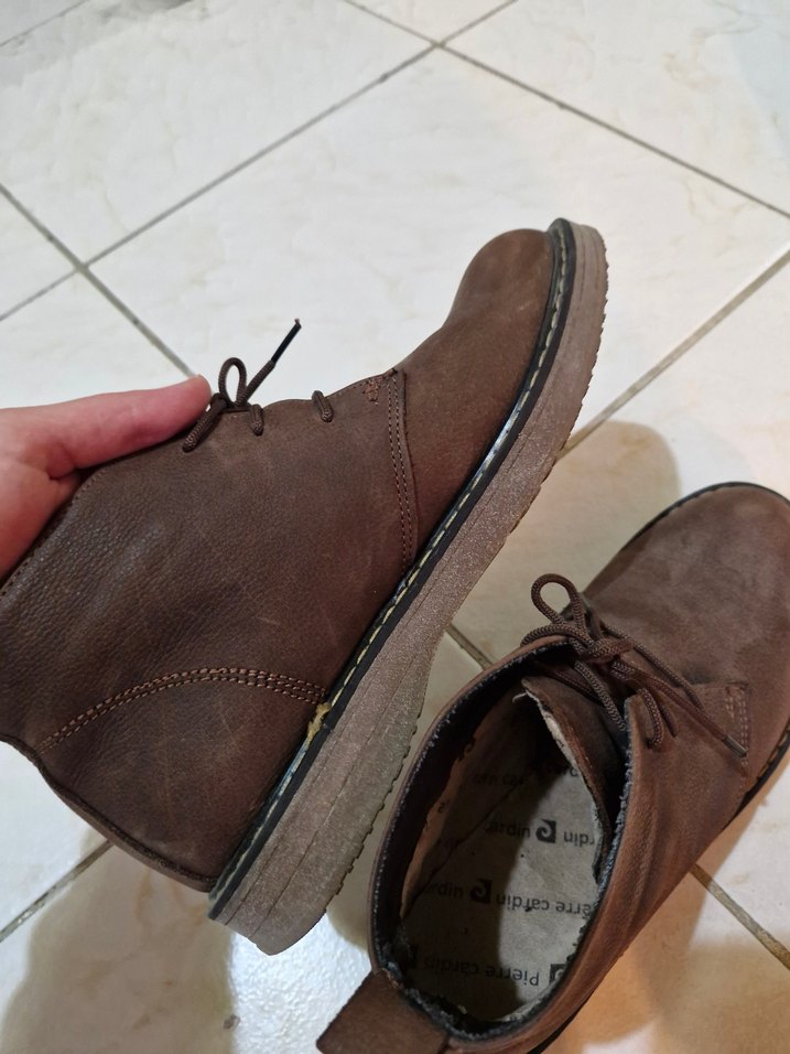 Kahverengi Süet Kadın Botu 38 numara - Görsel 4