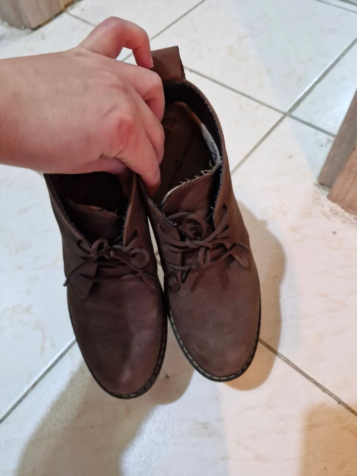 Kahverengi Süet Kadın Botu 38 numara - Görsel 2