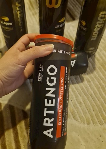 Artengo Speed Pro ve Wilson Tenis Topları 15 adet - Görsel 4