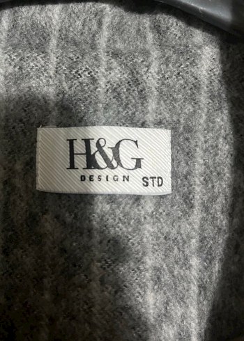 Gri Çizgili Kadın Blazer Ceket - Görsel 2