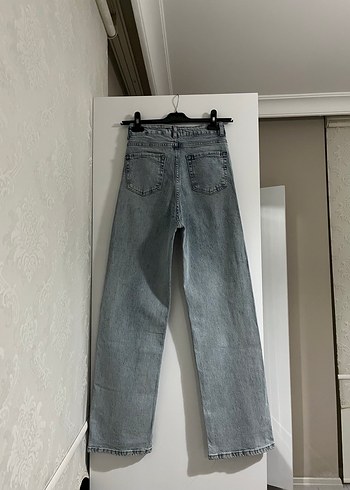Gri Denim Kadın Kot Pantolon - Görsel 2