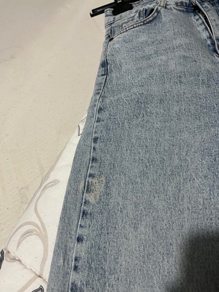 Gri Denim Kadın Kot Pantolon - Görsel 4