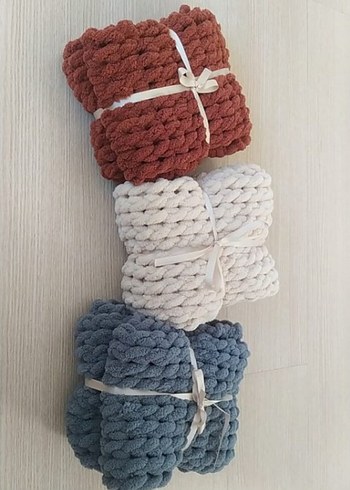 Bebekler İçin Örgü Yumuşak Battaniye ve yetişkinler için atkı
