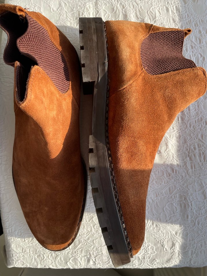 Kahverengi Süet Erkek Bot - Görsel 3