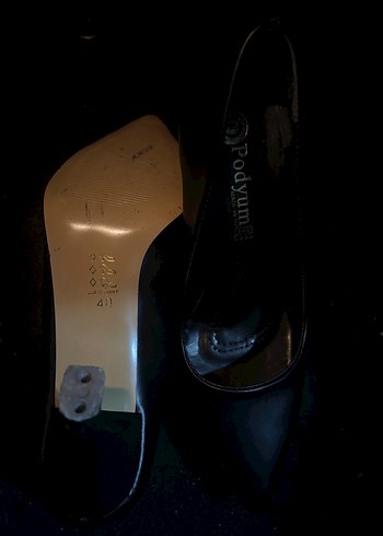 Diğer Siyah Stiletto Topuklu Kadın Ayakkabı