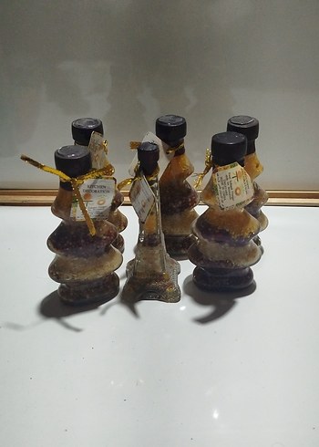 Kahverengi Dekoratif Minyatür Biblo Seti - Görsel 3