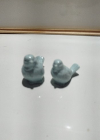 Turkuaz Renkli Kuş Biblo Seti - Görsel 3