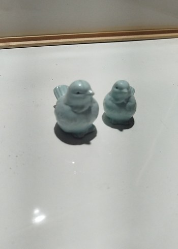 Turkuaz Renkli Kuş Biblo Seti - Görsel 2