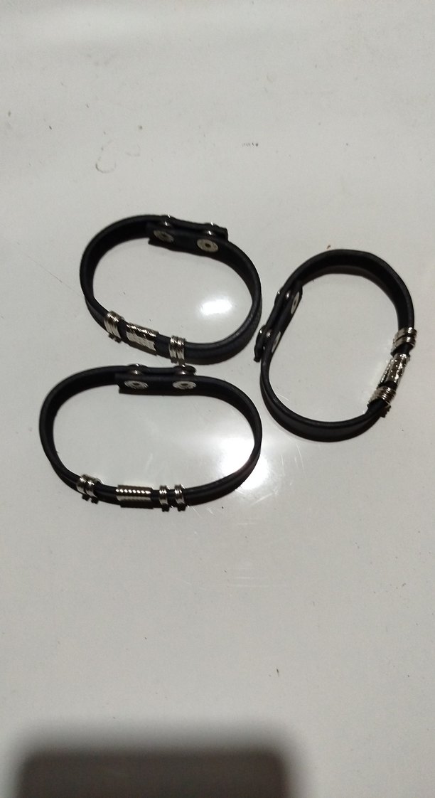 Erkek Mavi Minimalist Deri Bileklik 3 adet - Görsel 4