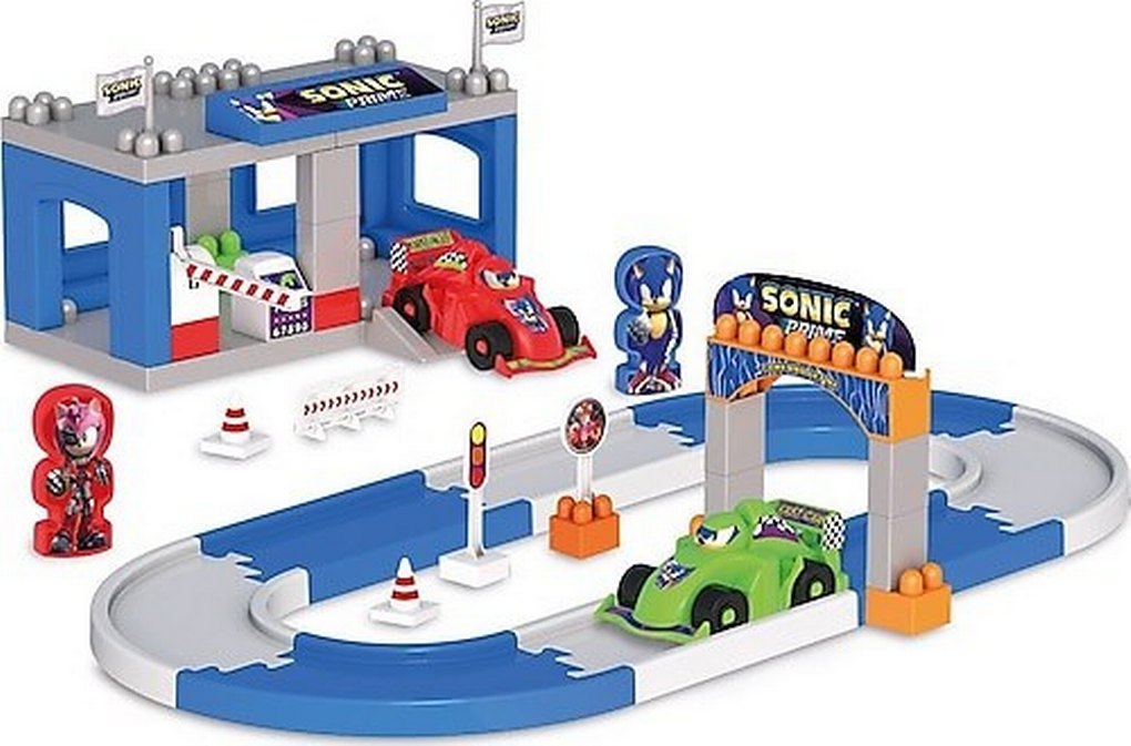 Renkli Sonic Prime Yarış Seti 49 Parça - Görsel 2
