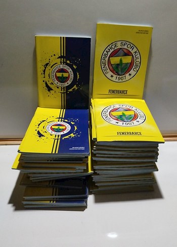Fenerbahçe Temalı İlkokul Defterleri 81 adet orjinal lisanslı - Görsel 2