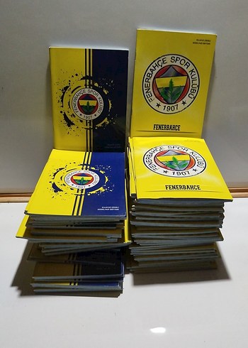 Fenerbahçe Temalı İlkokul Defterleri 81 adet orjinal lisanslı - Görsel 3