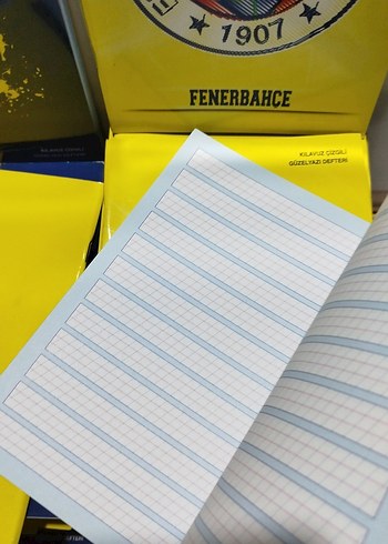 Fenerbahçe Temalı İlkokul Defterleri 81 adet orjinal lisanslı - Görsel 9