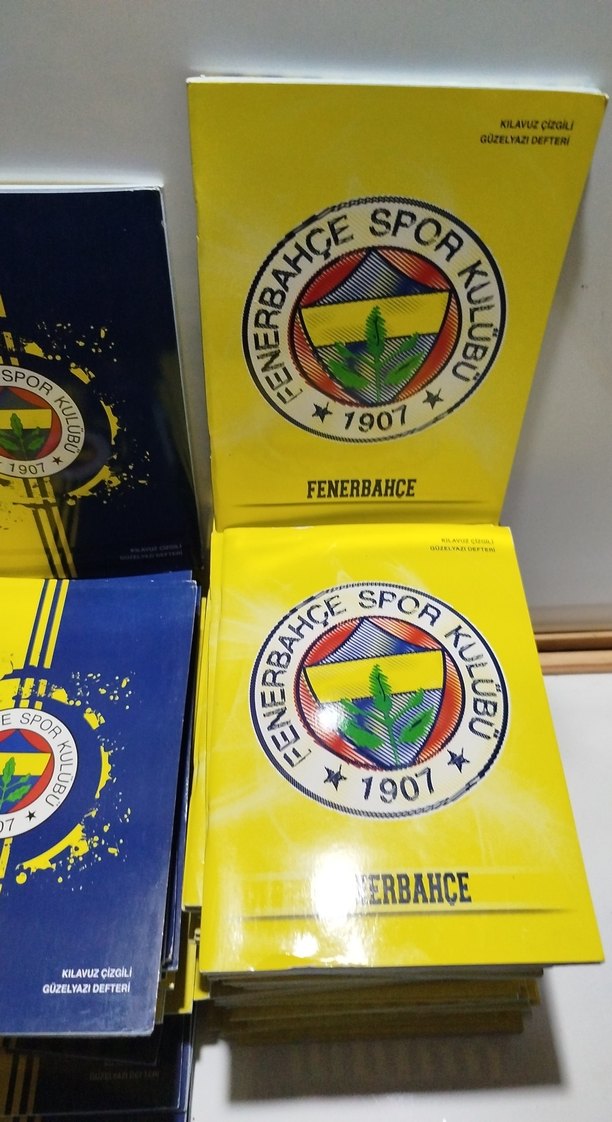 Fenerbahçe Temalı İlkokul Defterleri 81 adet orjinal lisanslı - Görsel 5