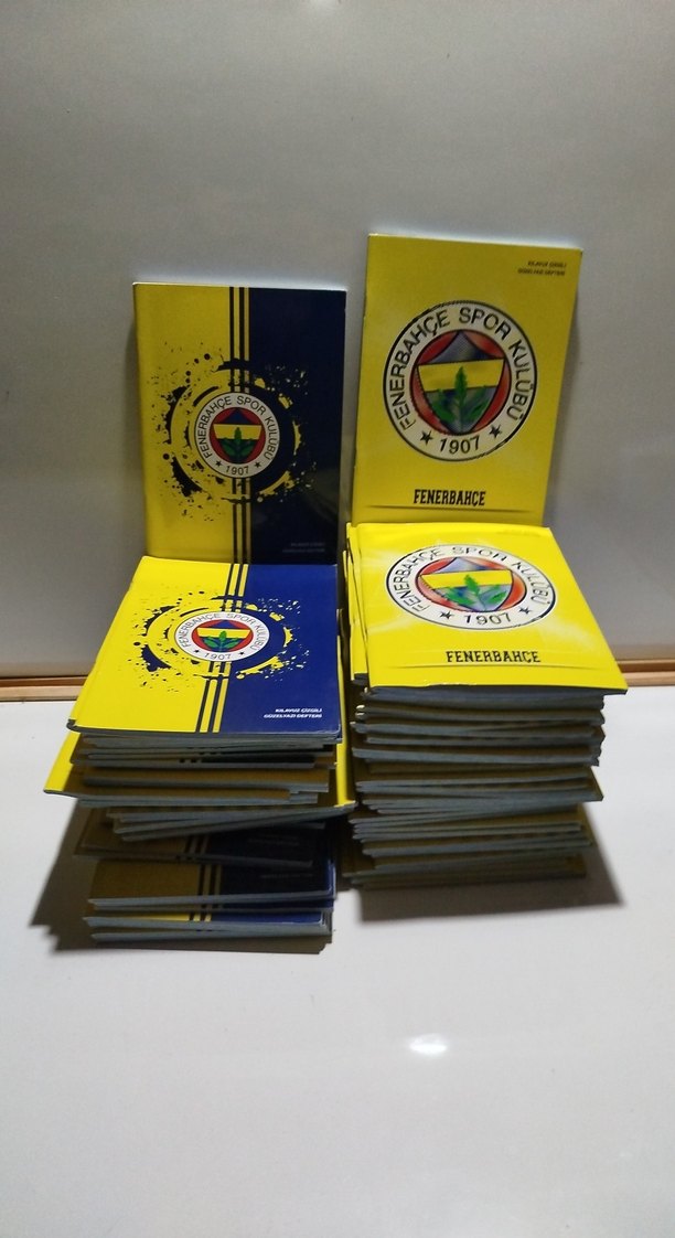 Fenerbahçe Temalı İlkokul Defterleri 81 adet orjinal lisanslı - Görsel 2
