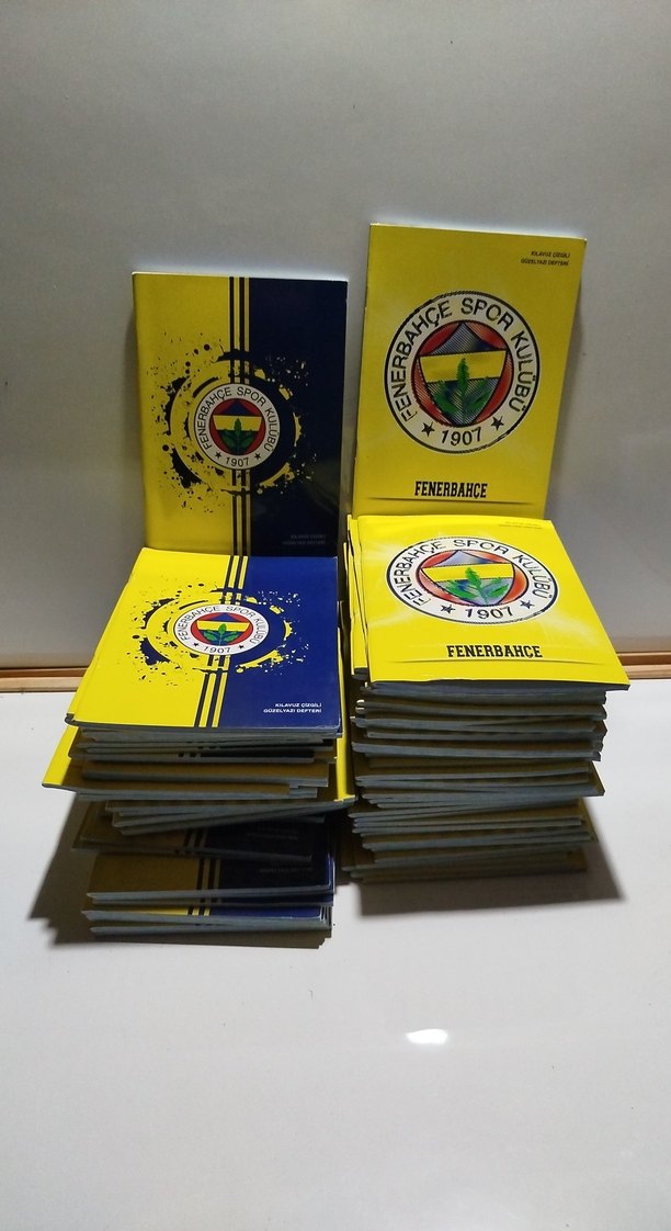 Fenerbahçe Temalı İlkokul Defterleri 81 adet orjinal lisanslı - Görsel 3