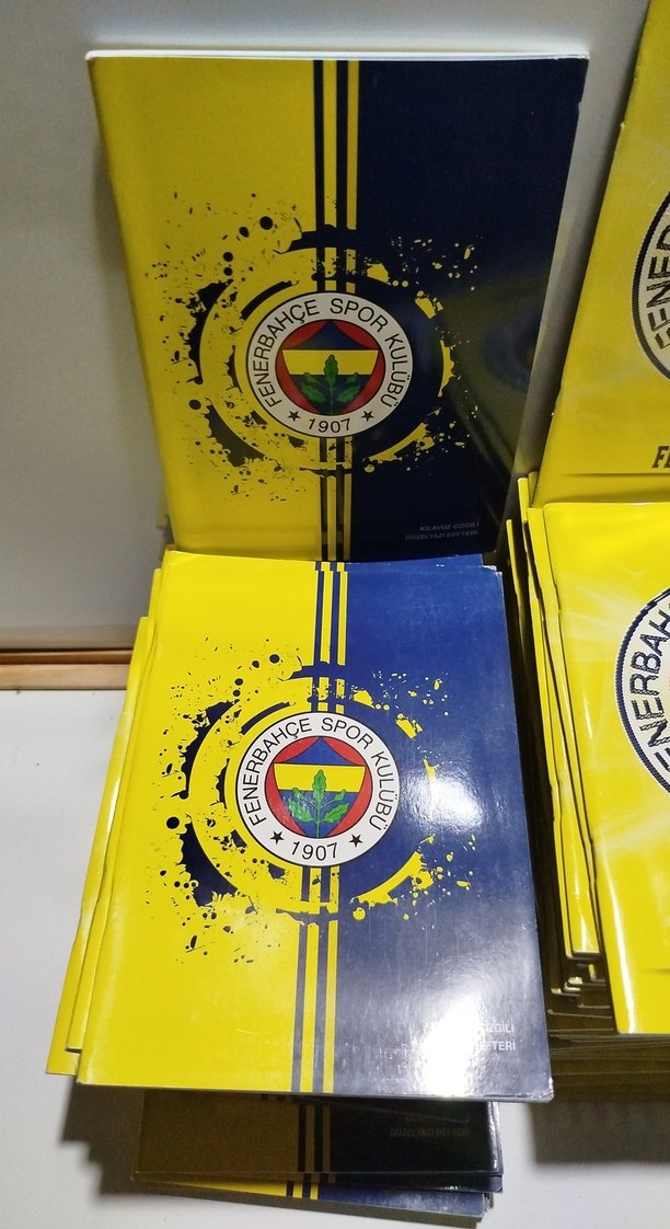 Fenerbahçe Temalı İlkokul Defterleri 81 adet orjinal lisanslı - Görsel 4