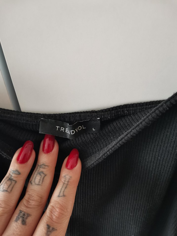 Siyah İnce Askılı Mini Elbise - Görsel 2