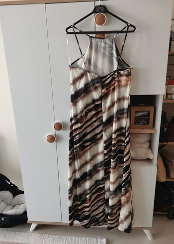 Bohem Tarz Uzun Bağcıklı Elbise - Görsel 5