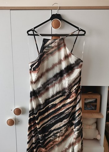 Bohem Tarz Uzun Bağcıklı Elbise - Görsel 4