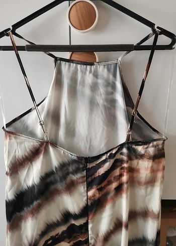 Bohem Tarz Uzun Bağcıklı Elbise - Görsel 6