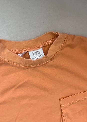 Zara Turuncu Erkek Çocuk Basic Tişört