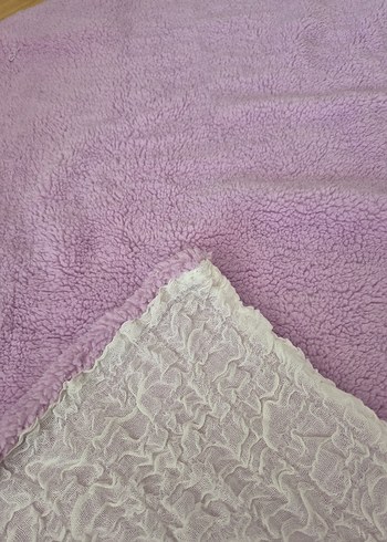 Mor Çocuk Battaniyesi, Yumuşak Kumaş - Görsel 3