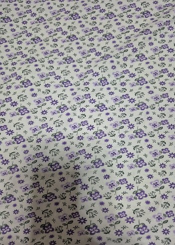 Nakışlı Pamuklu Çocuk Battaniyesi Mor - Görsel 2