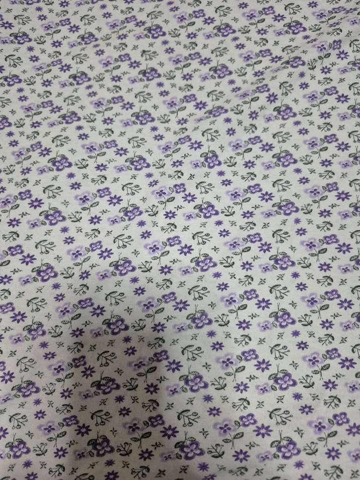 Nakışlı Pamuklu Çocuk Battaniyesi Mor - Görsel 2