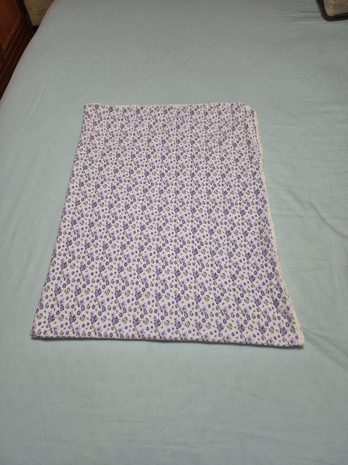 Nakışlı Pamuklu Çocuk Battaniyesi Mor - Görsel 4