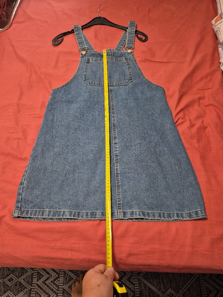 mavi marka kot elbise - Görsel 5