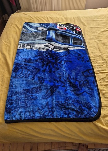 Çocuklar için renkli desenli battaniye yeni - Görsel 3