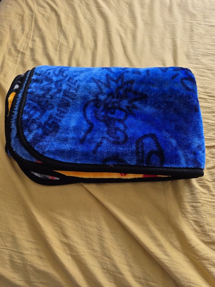 Çocuklar için renkli desenli battaniye yeni - Görsel 4