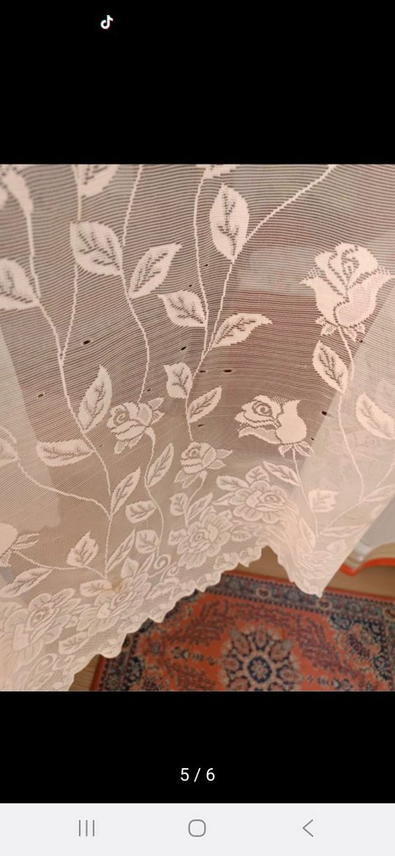 salon tülü eni 380 cm boy 2 metre - Görsel 5