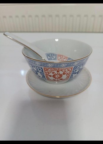 Desenli Yemek Kasesi ve Kaşık Seti - Görsel 7