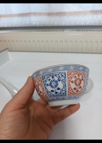 Desenli Yemek Kasesi ve Kaşık Seti - Görsel 3