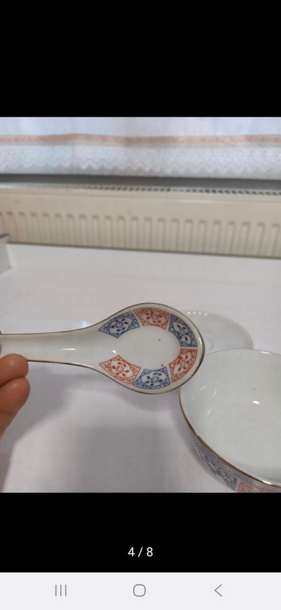 Desenli Yemek Kasesi ve Kaşık Seti - Görsel 4