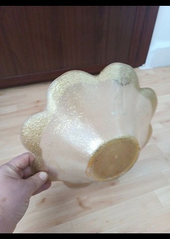 Bej Çiçek Desenli Dekoratif Tabak - Görsel 5