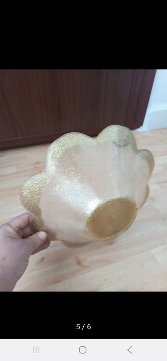 Bej Çiçek Desenli Dekoratif Tabak - Görsel 5