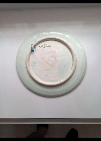 Çiçek Desenli Çok Renkli Tabak - Görsel 3