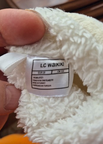 Kız Çocuk Beyaz Nakışlı Sıcak Terlik - Görsel 4