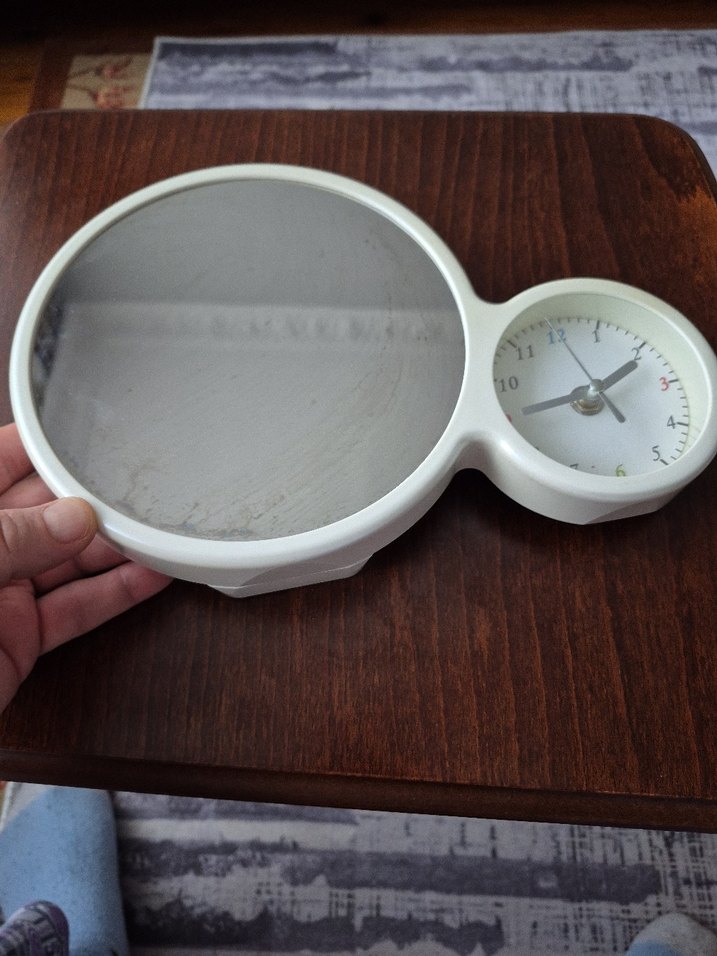 kişiye özel fotograflı sihirli saatli let ayna - Görsel 3