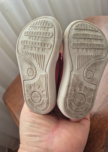 Kız Çocuk İlk Adım Ayakkabısı Kırmızı - Görsel 5