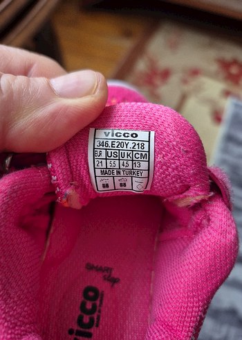 Vicco Pembe Kız Çocuk Spor Ayakkabı - Görsel 5