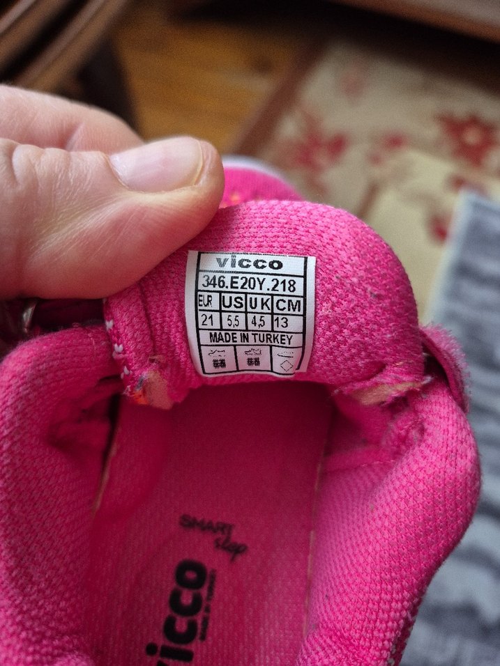 Vicco Pembe Kız Çocuk Spor Ayakkabı - Görsel 5